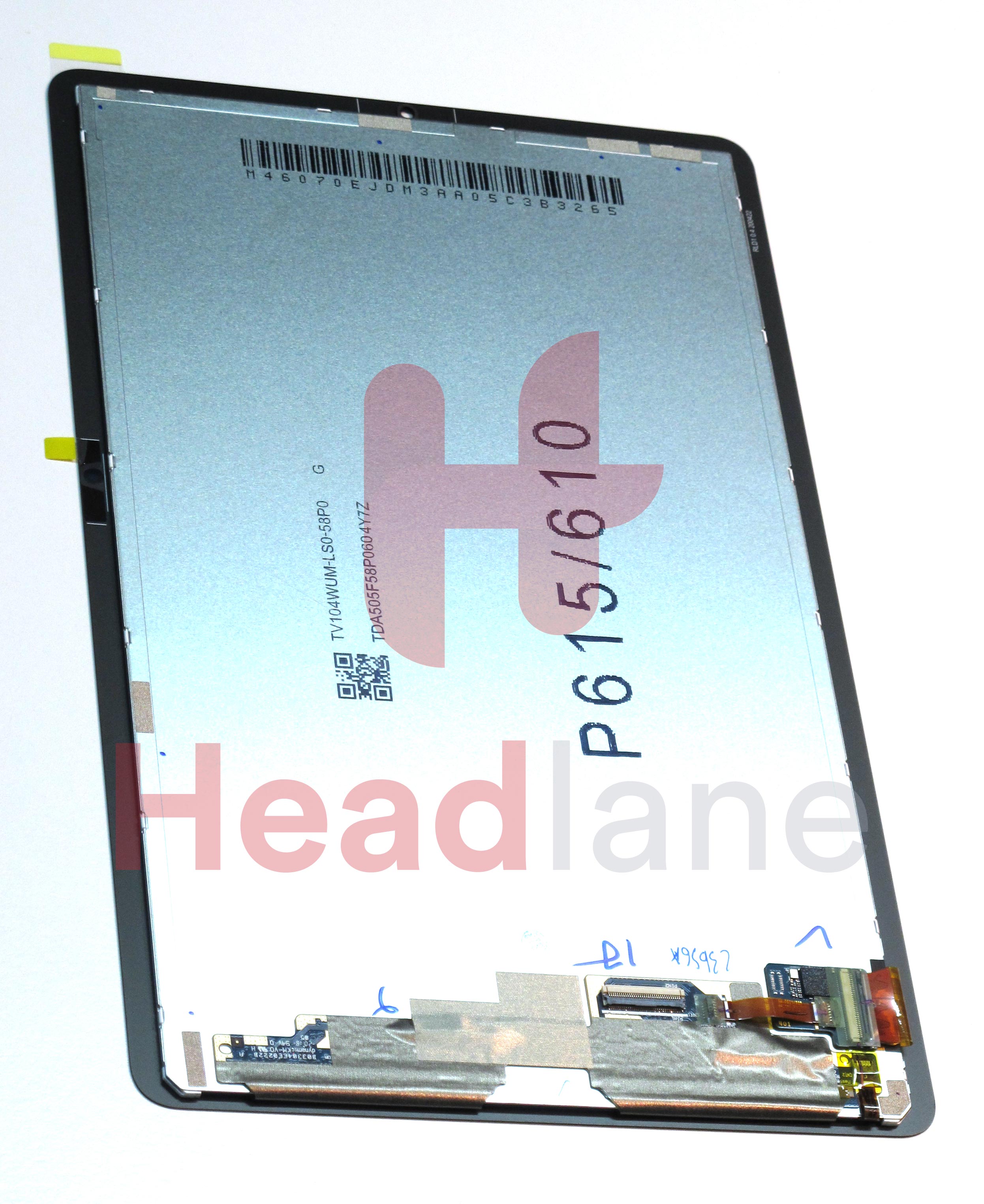 Vitre tactile Galaxy Tab S6 Lite (P610/P615). Pièce Samsung GH82-22896A